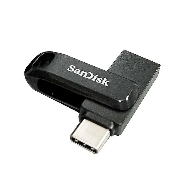 PenDrive 128GB Dual Interface Type-C e USB 3.1 - Sandisk Ultra Dual Drive Go - Foto 2