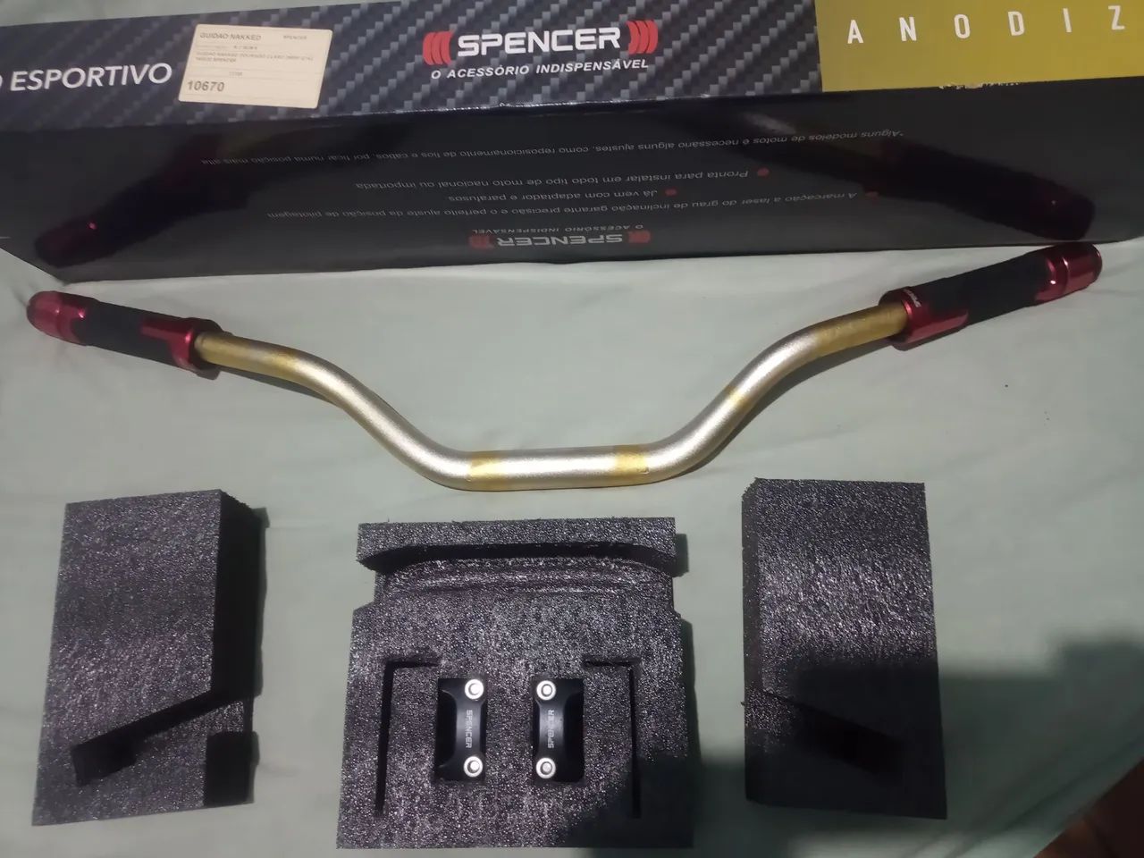 Guidão Esportivo Spencer - Anodizado - Foto 3