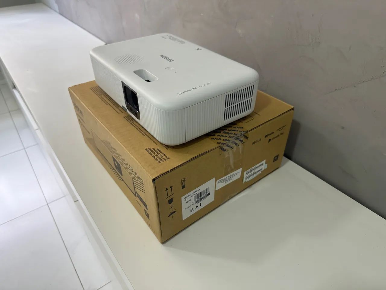 Projetor Epson CO-FH02 - Android TV - Novo - Foto 3