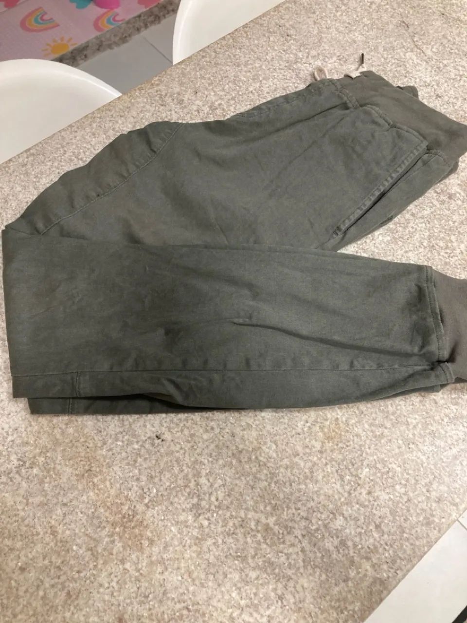 Calças de Moletom Masculina Youcom Verde Militar - Foto 3