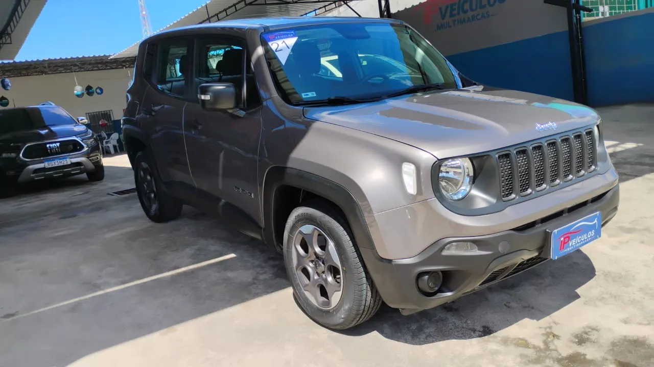 JEEP RENEGADE SPORTE 2021,MOTOR 1.8 4x2,CÂMBIO AUTOMÁTICO FLEX.