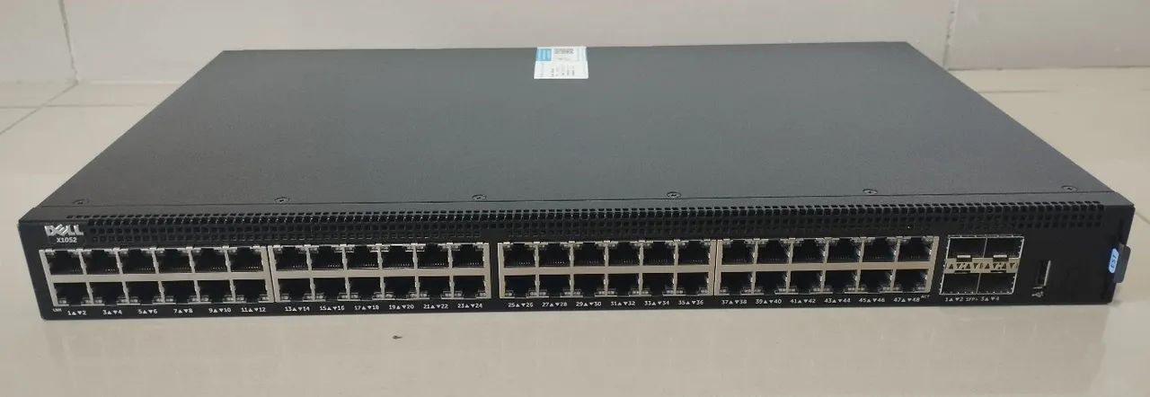 Switch Gigabit Dell X1052 48 Portas 100/1000 + 04 Sfp+ 10gb - Foto 2