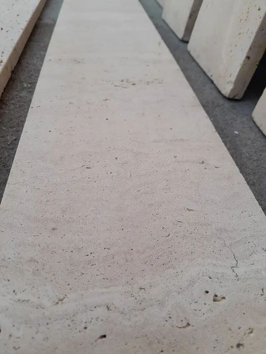 Soleira  em Travertino romano bruto - 7 peças - Foto 4