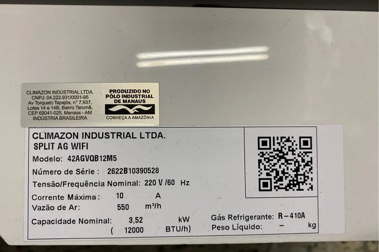ar-condicionado split inverter 12000 btus springer midea xtreme quente e frio - Foto 4