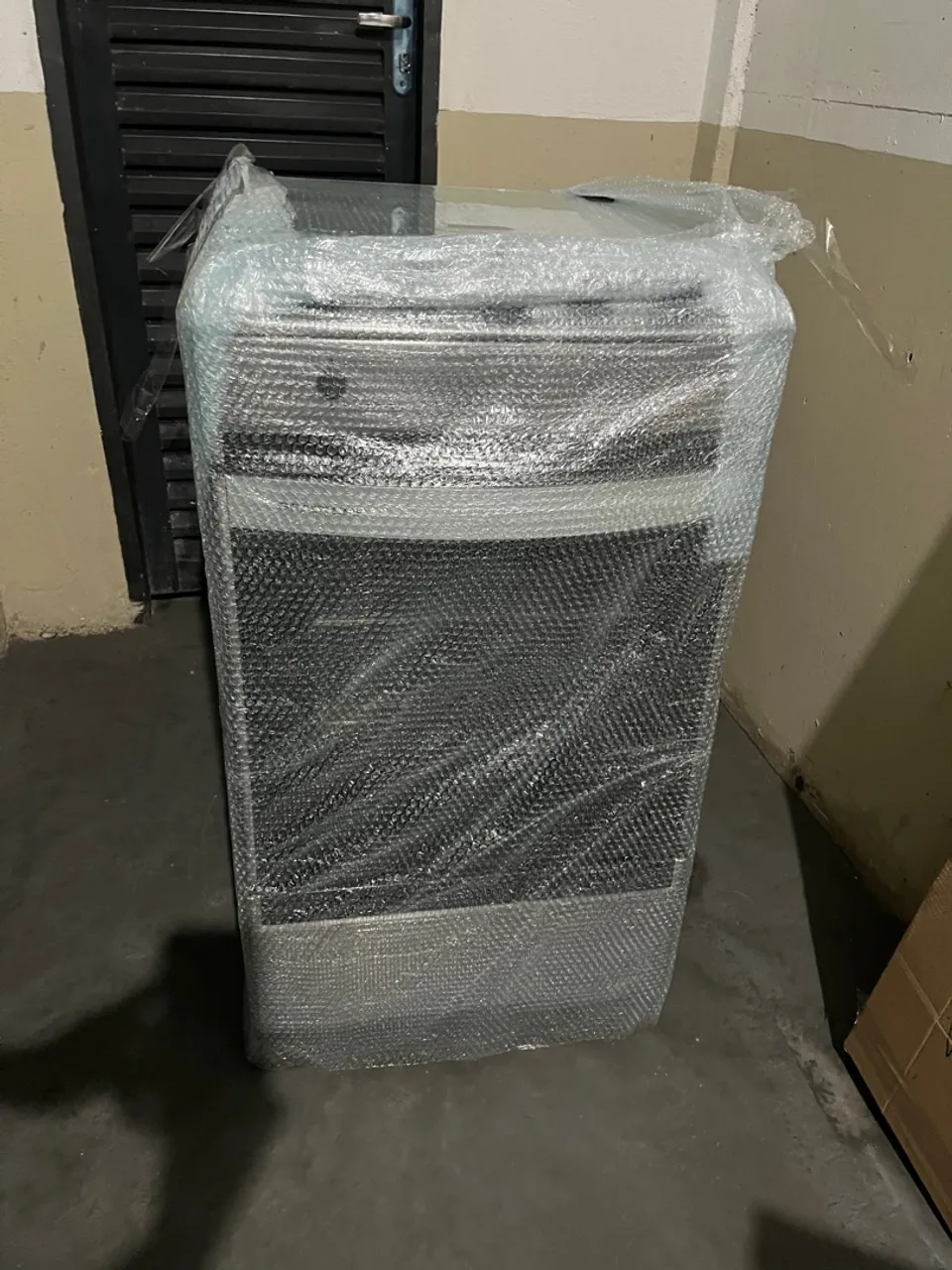 Fogão embalado pronto para transporte