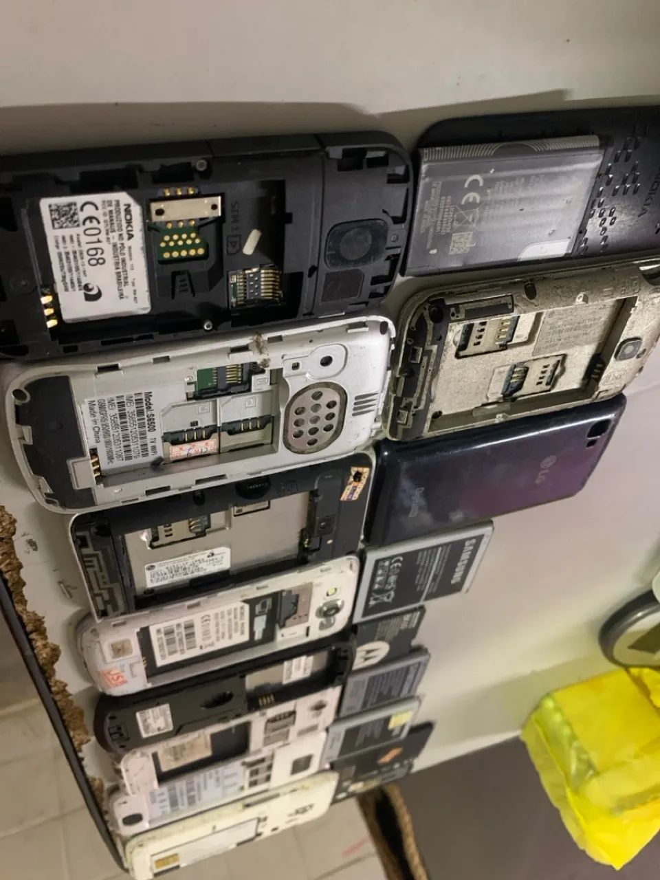 Peças de Celular - Diversos Modelos lote com 10 celulares 