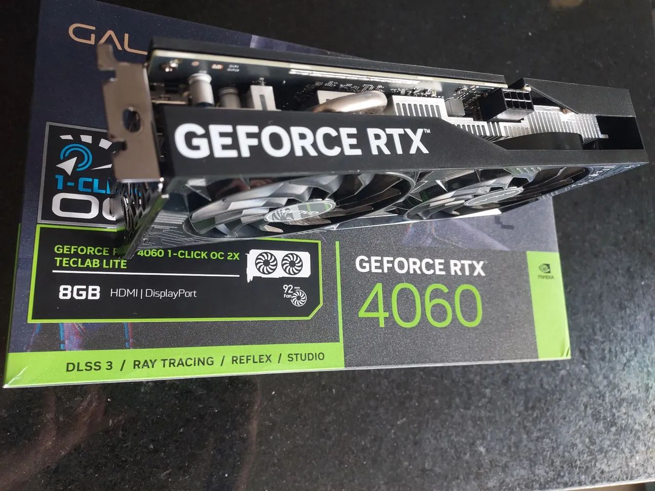 LPlaca de Vídeo Galax GeForce RTX 4060 8GB - Foto 4