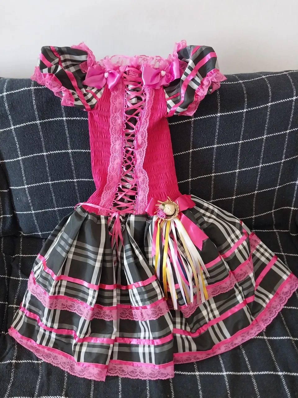 Vestido Festa Junina Infantil - Menina
