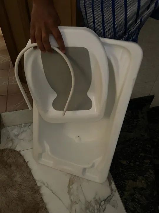 Banheira de Bebê com Suporte e trocador - Galzerano  - Foto 5