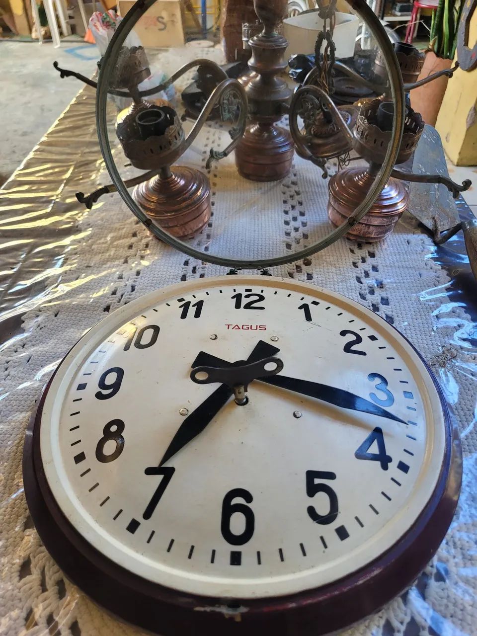 Relogio TAGUS,Antigo ,Corda :, - Foto 2
