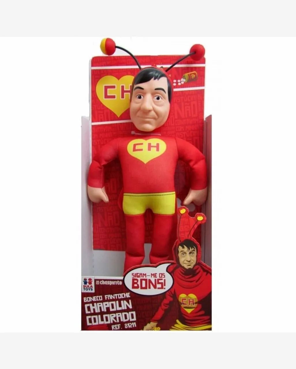 Boneco Fantoche Chapolin Colorado - Colecionável