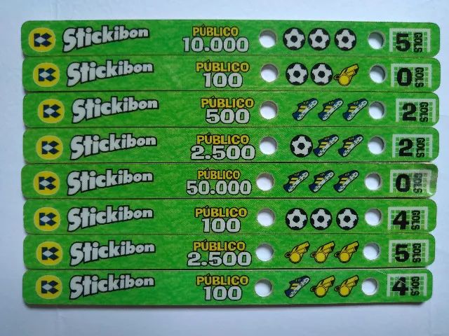 Palitos Stickibon Séries Copa 98  - Foto 2