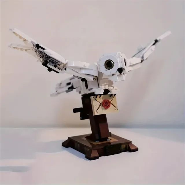 Blocos de montar Coruja do Harry Potter  Miniatura de coleção  - Foto 4