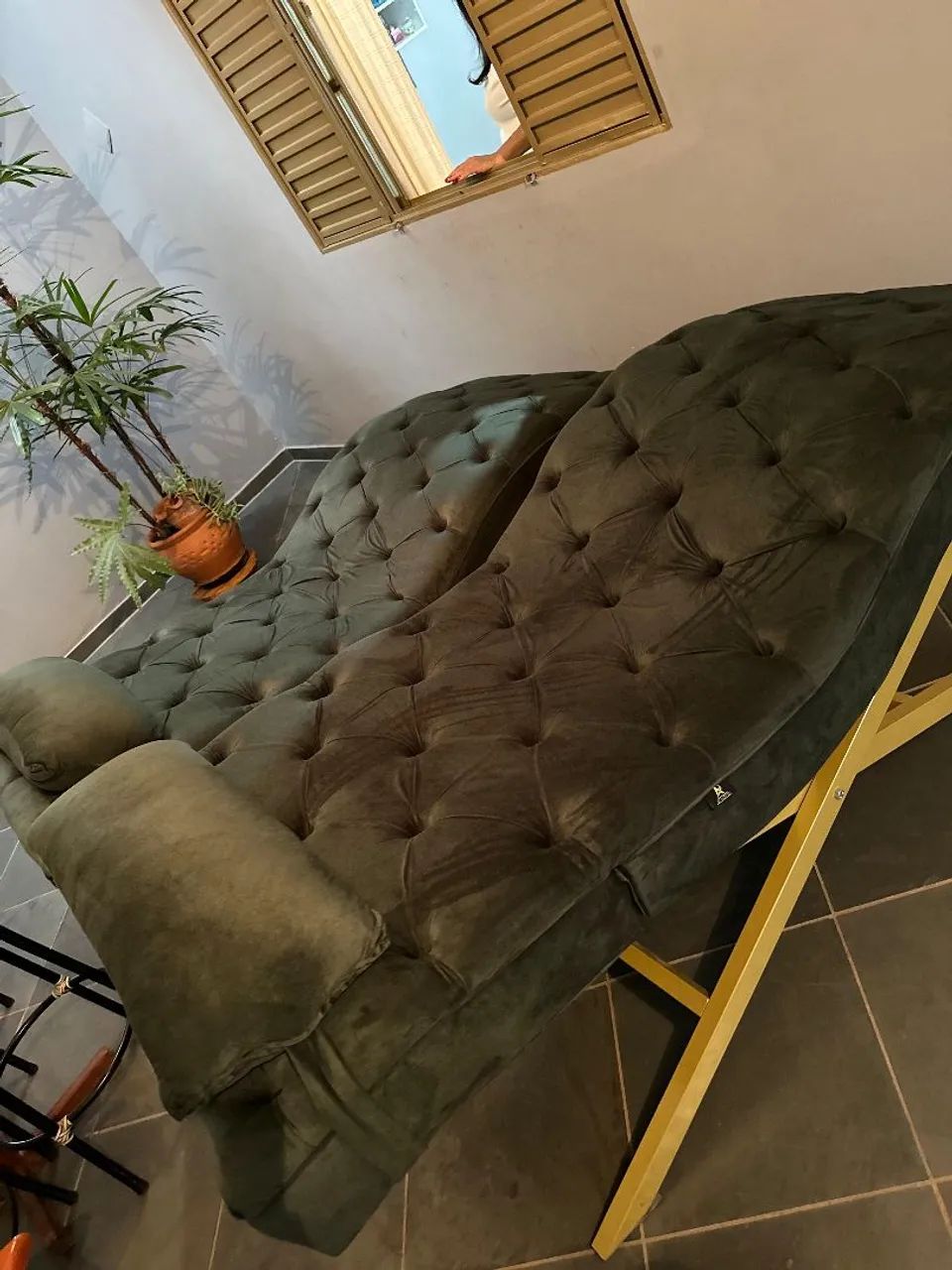 MACA ESTOFADA ACALANTO AJUSTÁVEL VERDE MUSGO - Foto 3