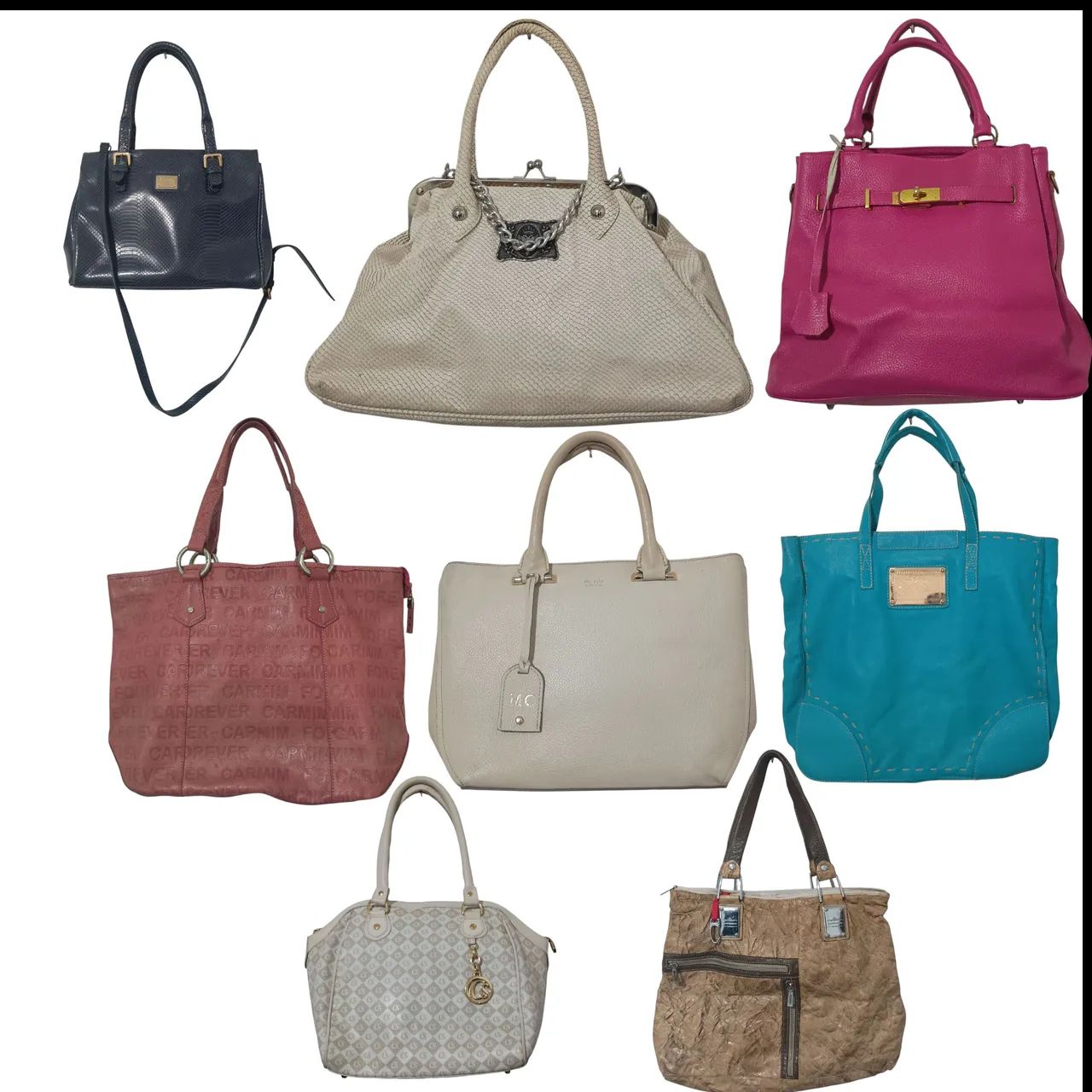  Lote de 83 Bolsas de diversos modelos e marcas - Foto 2