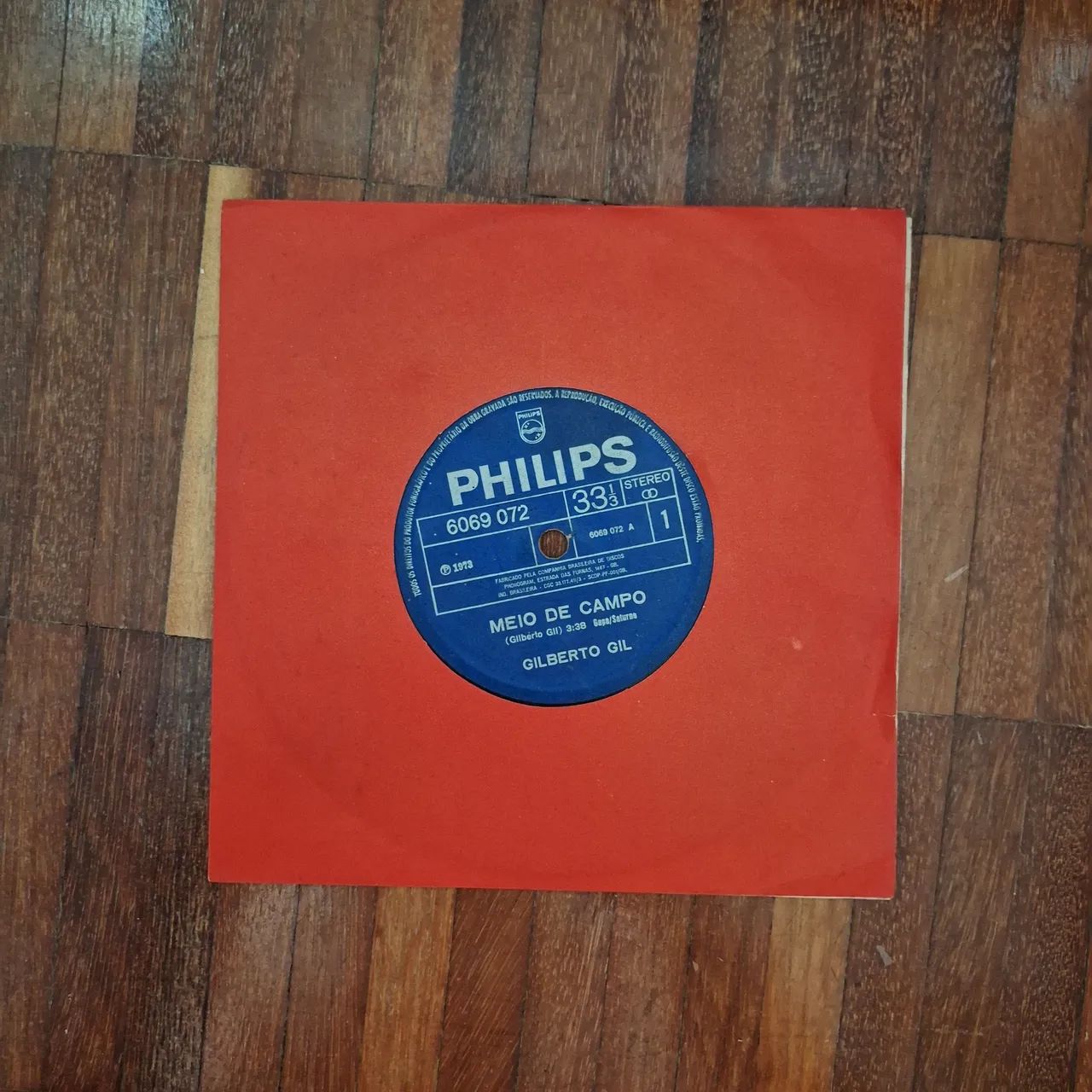 Compacto 7'' Gilberto Gil - Meio De Campo / Só Quero Um Xodó - 1973 - Foto 2