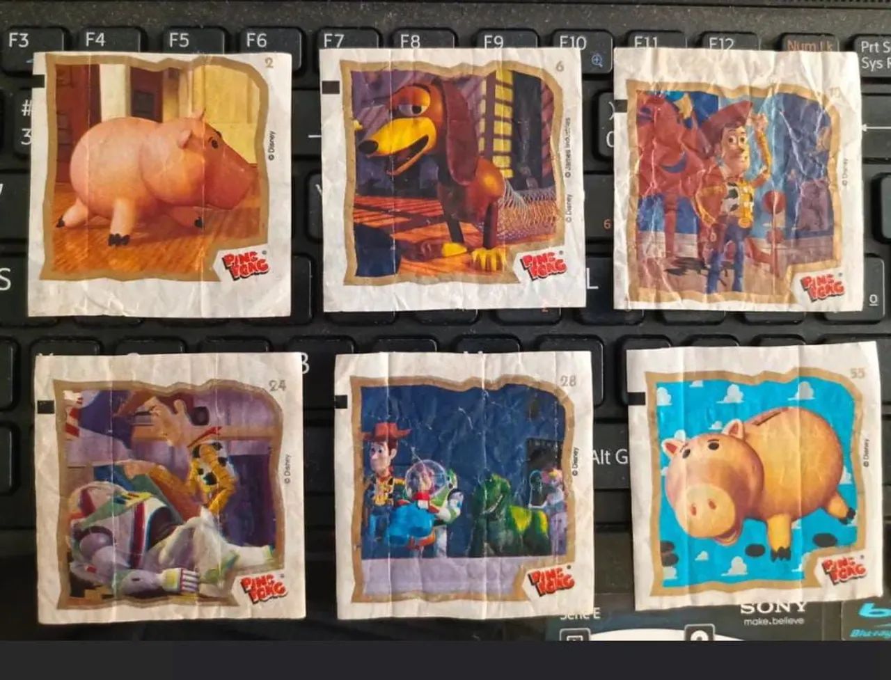 Figurinhas Ping Pong Toy Story