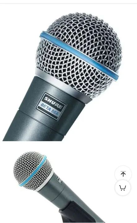 Microfone shure beta 58a dinâmico super cardioide original  - Foto 6