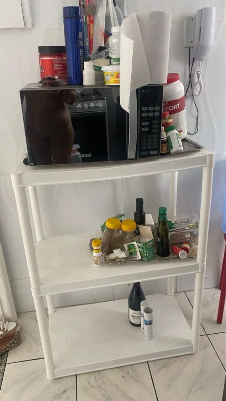 Estante modular plástica branca - Foto 3