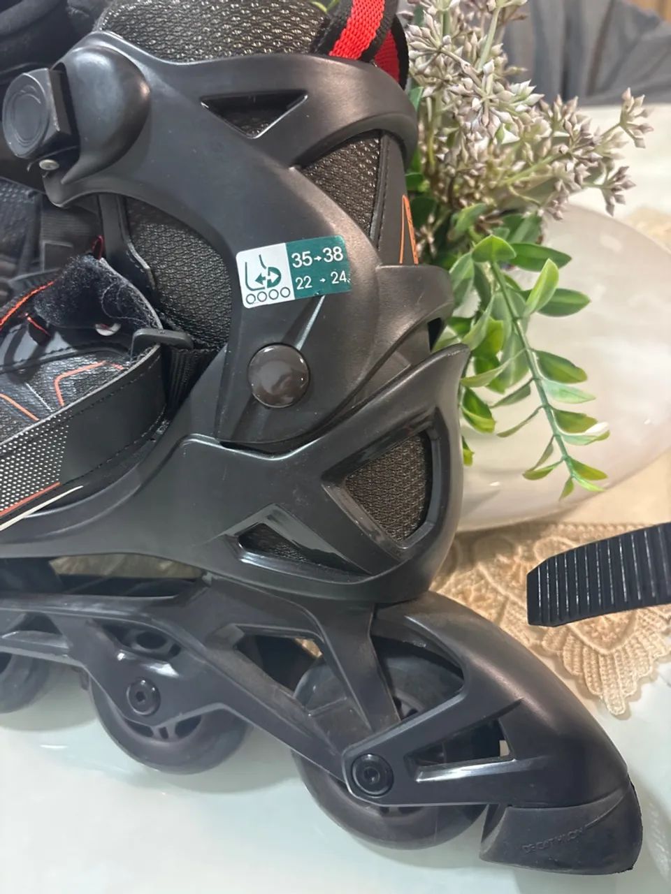 Patins Seminovo (usado 2x)  Oxelo 35-38 - Foto 4