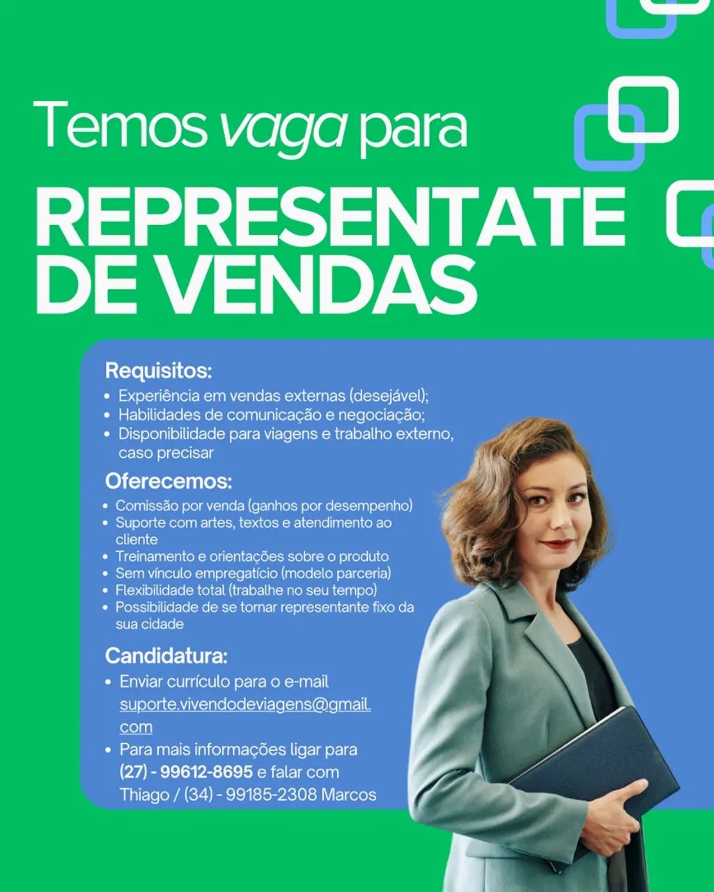 Representante de vendas