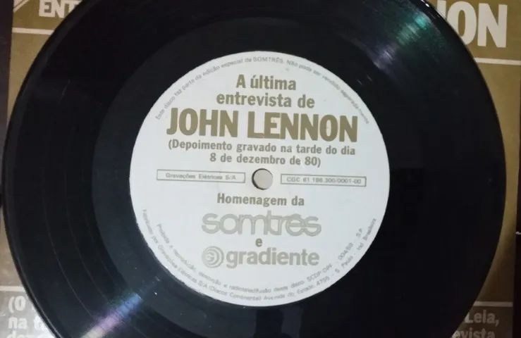 Disco de vinil "A Última Entrevista de John Lennon" - Foto 2