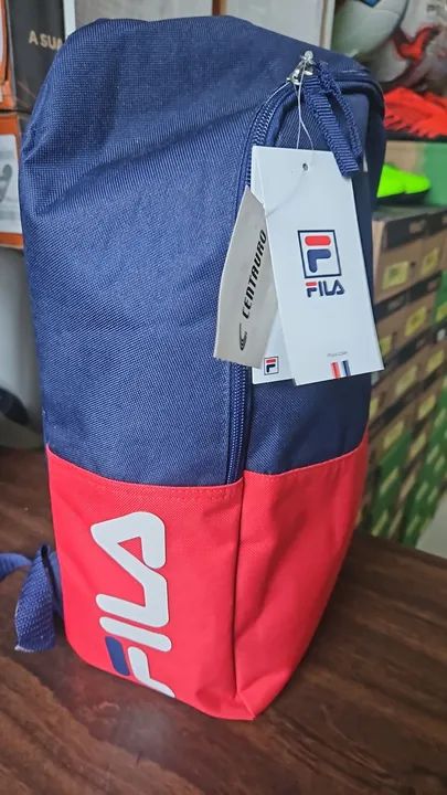 Mochila Fila Azul e Vermelha - Foto 3