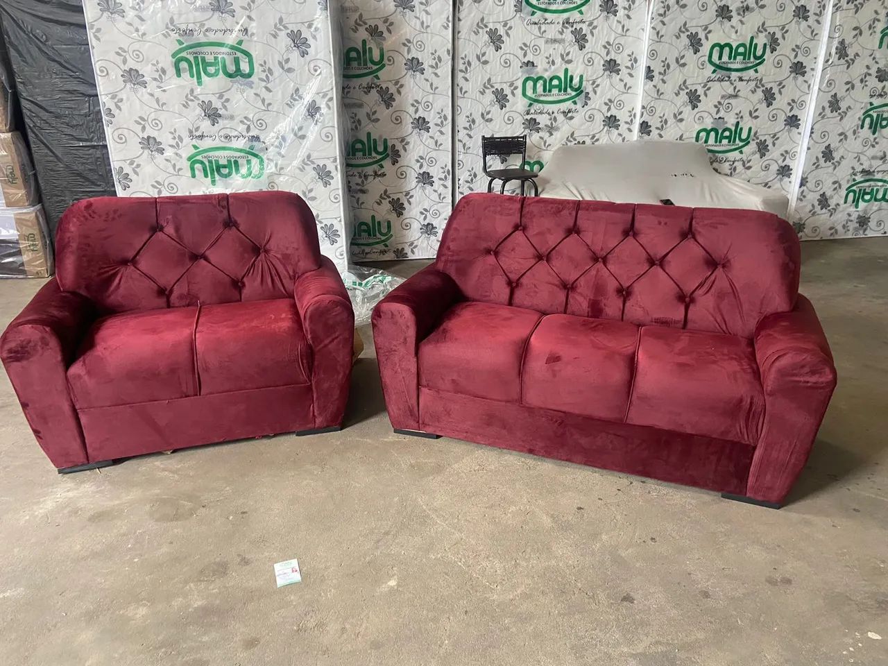 Sofa conjunto 2/3 R$ 650,00 foto ilustrativaaaaaaaaaaaaaasssss