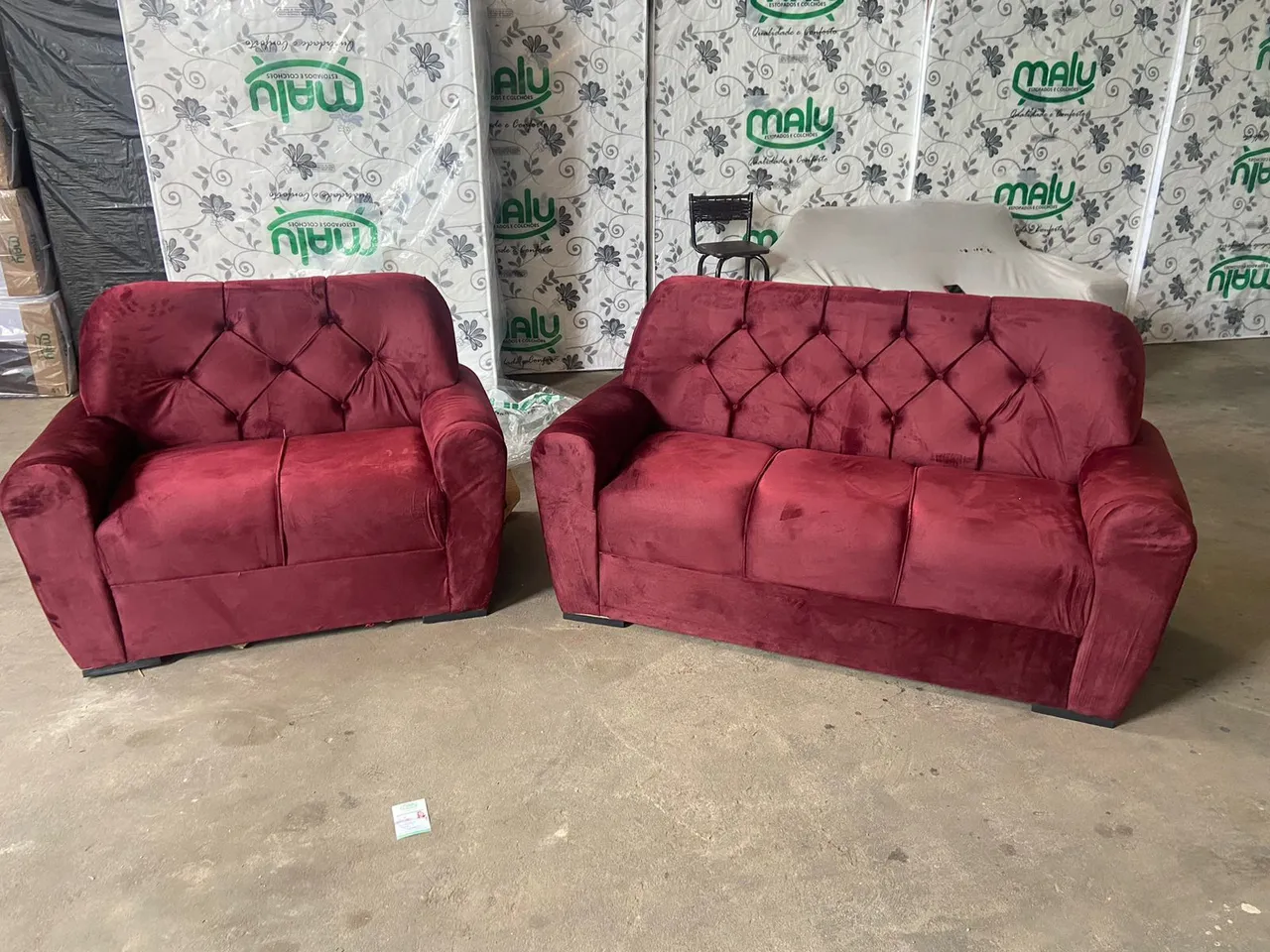Sofa conjunto 2/3 R$ 650,00 foto ilustrativaaaaaaaaaaaaaasssss