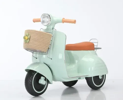 Moto elétrica tipo Lambreta Linda (até 6 anos)