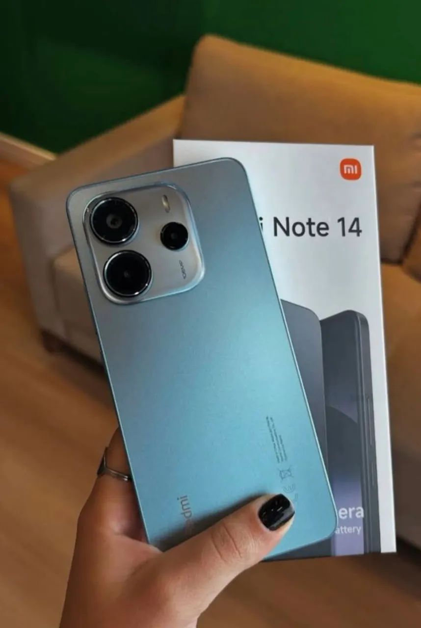 Note 14 - 128Gb/6Ram - Barato e com Garantia - Azul 