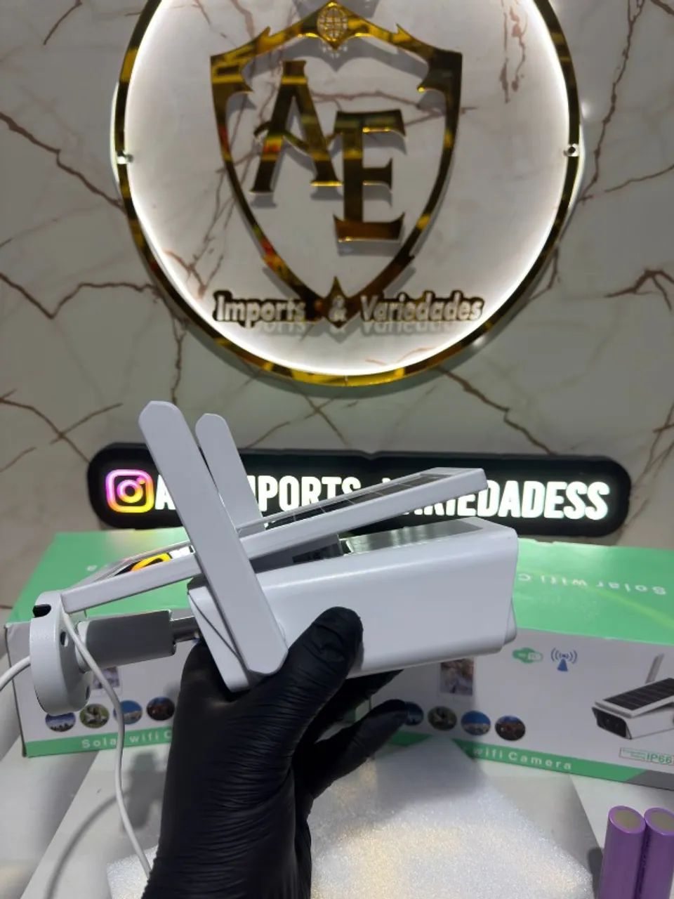 camera wifi sem fio com energia solar - Foto 4