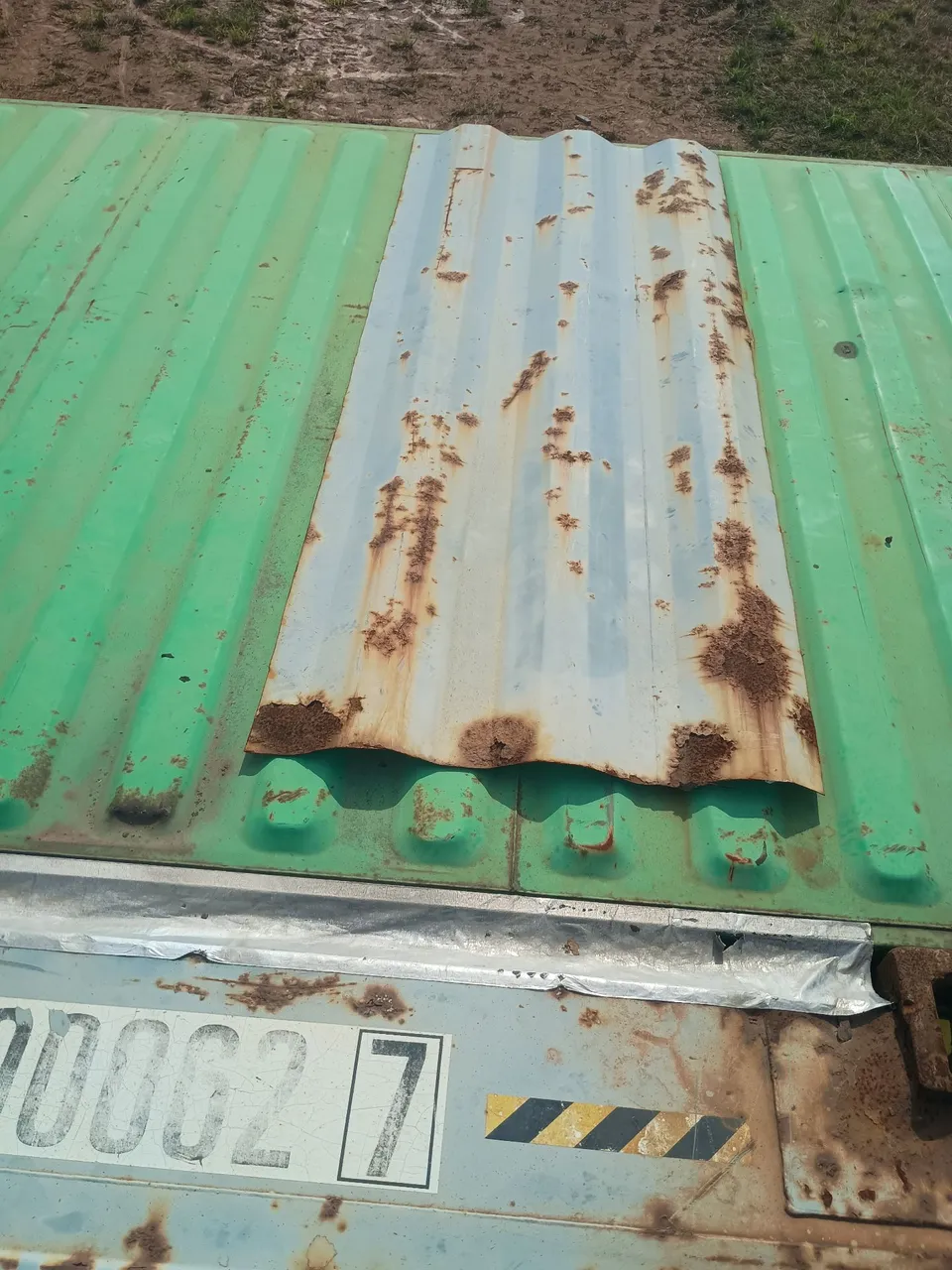 Chapa de ferro de containers