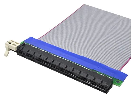 Cabo flat Chipal-pci-e 16x a 16x riser card - Foto 3