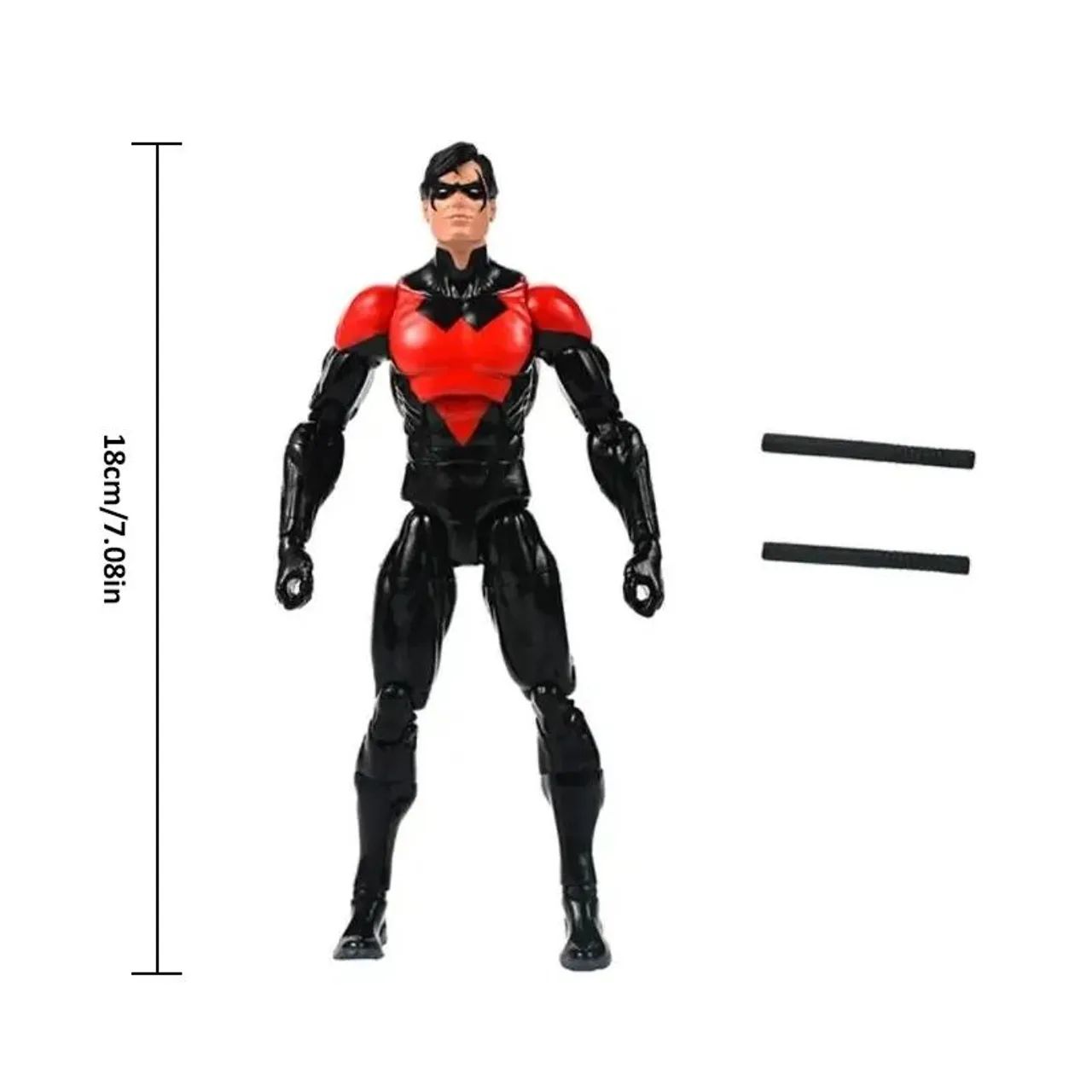 Action Figure do Grogu Nightwing DC Essentials mcfarlane - Foto 2