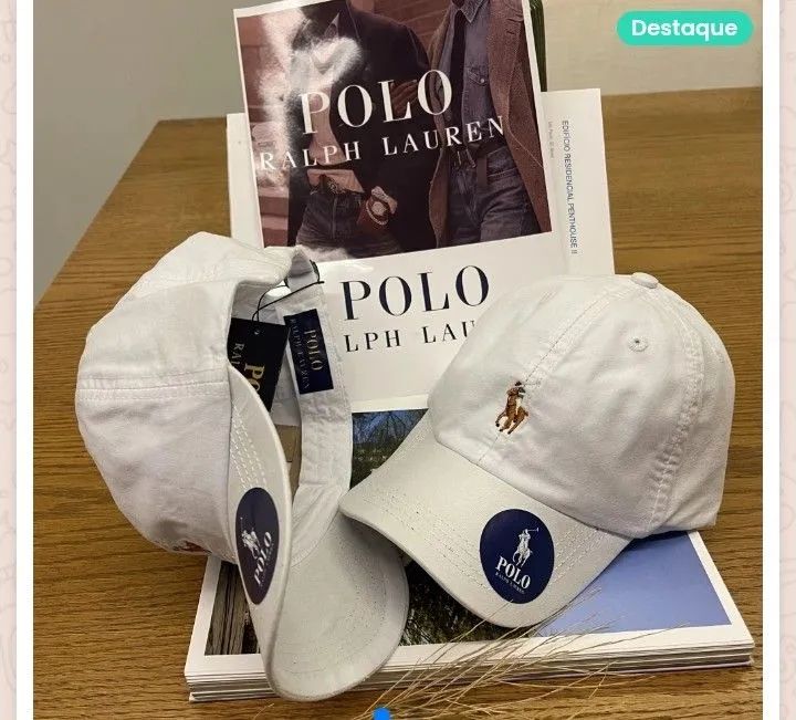 Boné Polo Ralph Lauren - Novo - Foto 2
