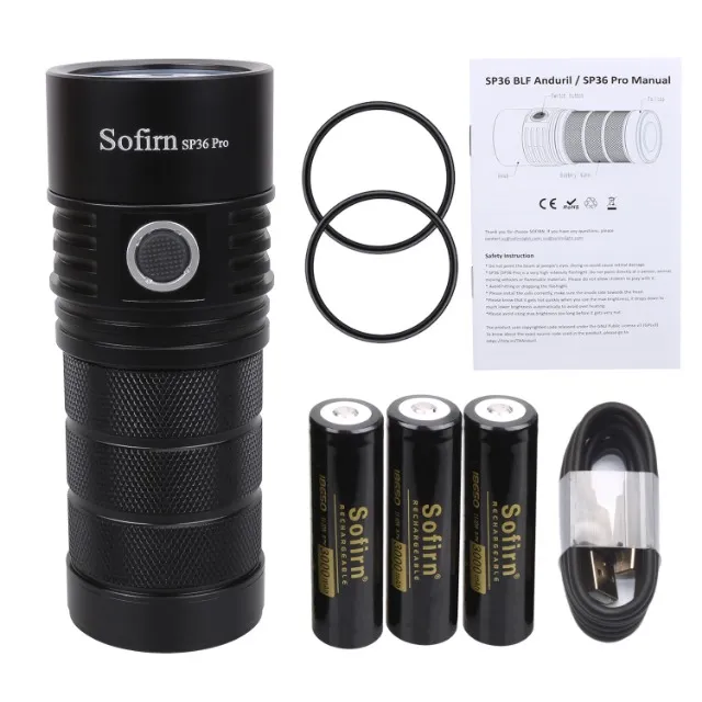 Lanterna Sofirn Sp36 Pro 8000 Lúmens