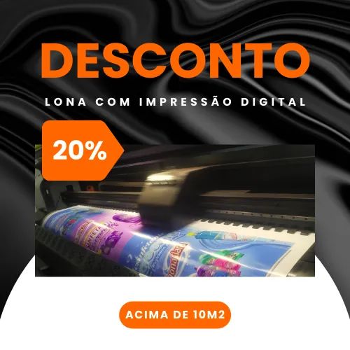 Impressão Digital em Lona Front Light - Faça Sua Arte Personalizada