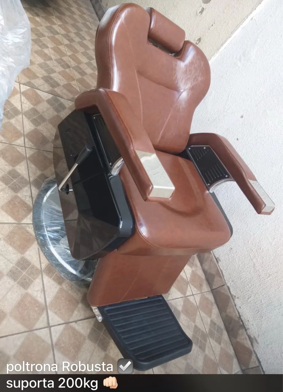 Cadeira Poltrona Profissional de Cabeleireiro 