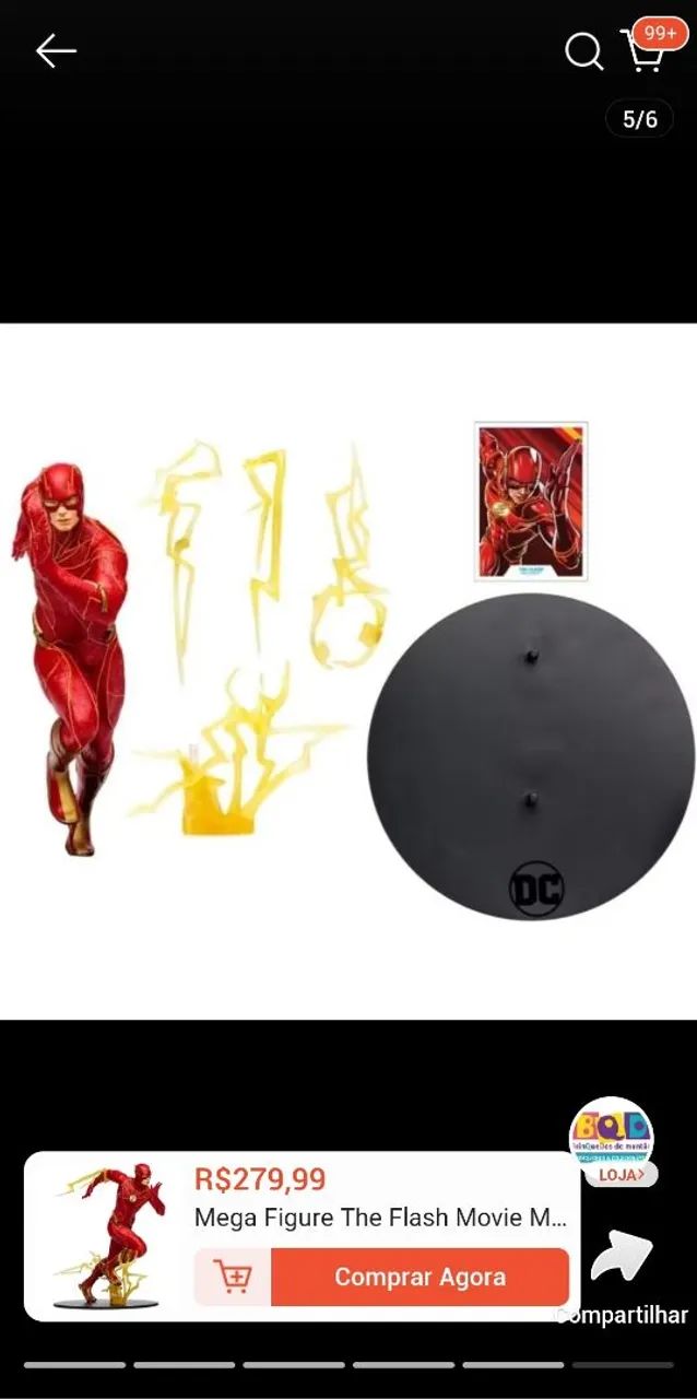 Mega figura flash - mcfarlane  - Foto 4