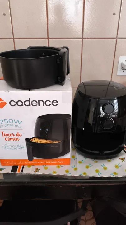 Air Fryer Cadence 50W 1,5 Litros - Novo - Foto 2
