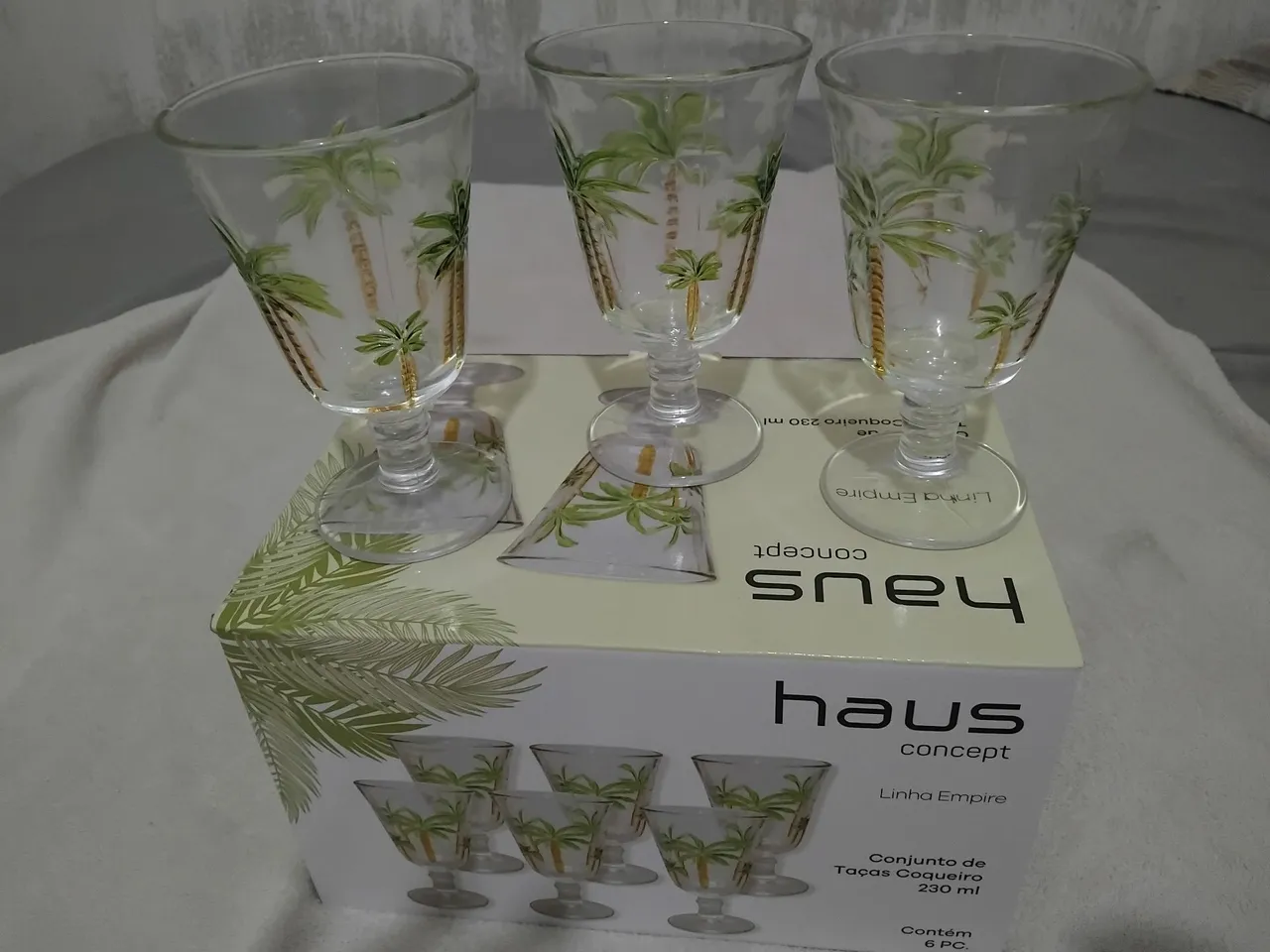 Conjunto de Taças Coqueiro Haus Empire 230ml