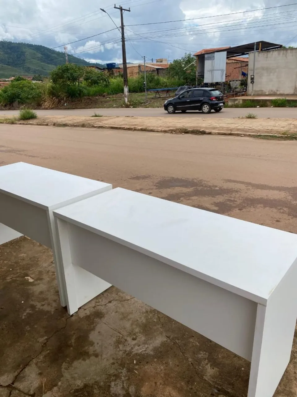 Mesa de escritório brancos 100%MDF