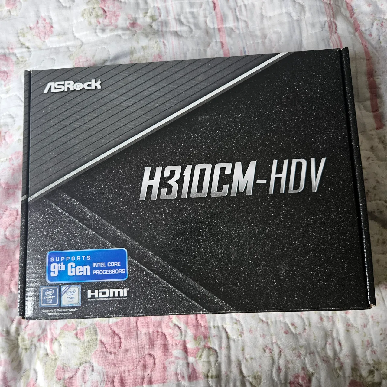 Placa mãe ASROCK H310CM-HDV INTEL 9° GERAÇÃO LGA1151