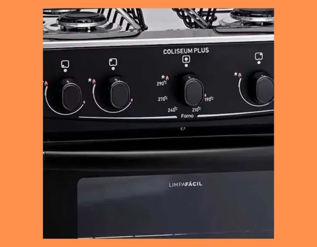 Fogão 4 Bocas Forno 50L Acendimento Manual Mesa de Inox Atlas (ENTREGAS EM ATÉ 24h) - Foto 2