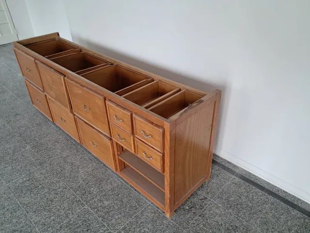 gaveteiro em madeira para balcão - Foto 2