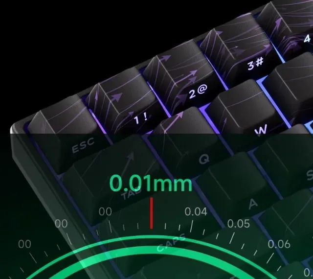 Teclado Akko MonsGeek Fun60 Pro 8k polling rate Novo - Foto 5