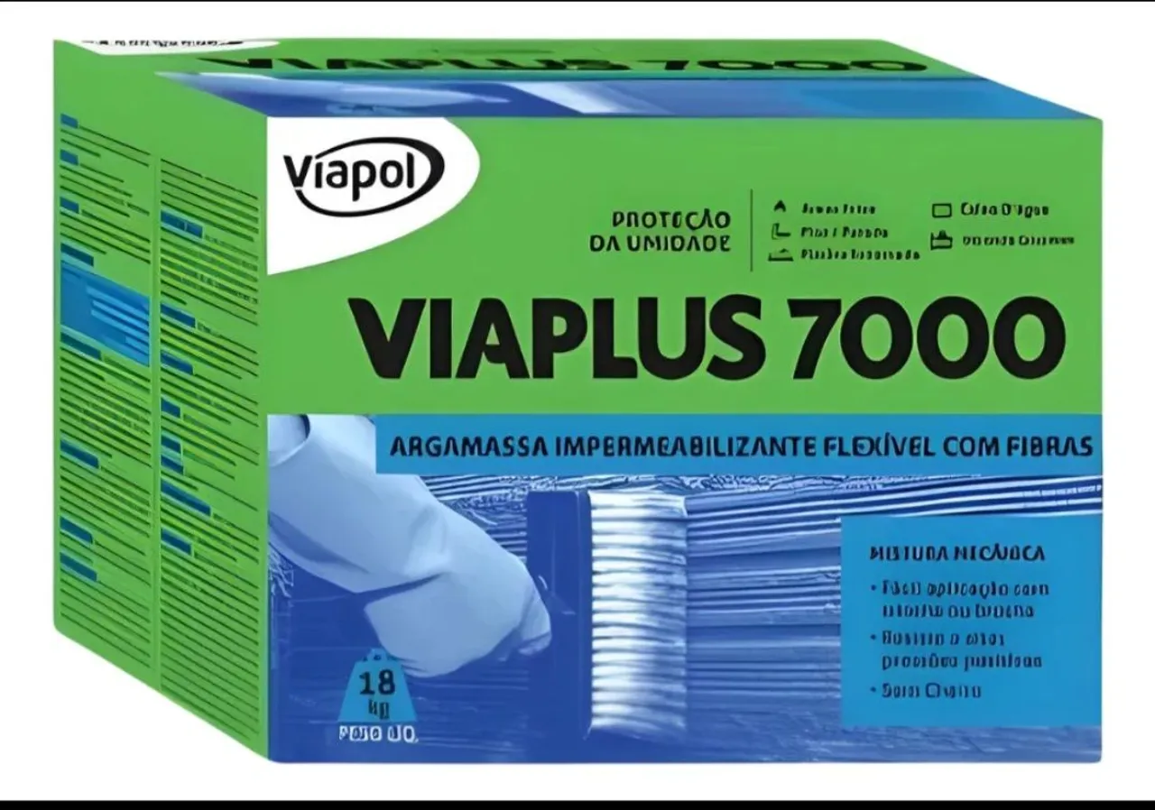 Argamassa Impermeabilizante Flexível Viaplus 7000