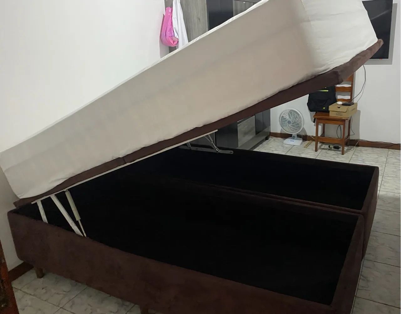 Cama Box com Baú