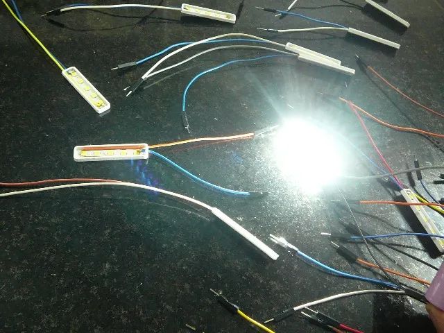 5 barras de led branco para arduino - Foto 3